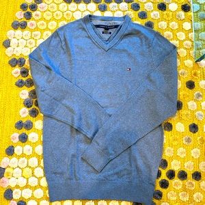 Mens Light Blue Tommy Hilfiger Sweater